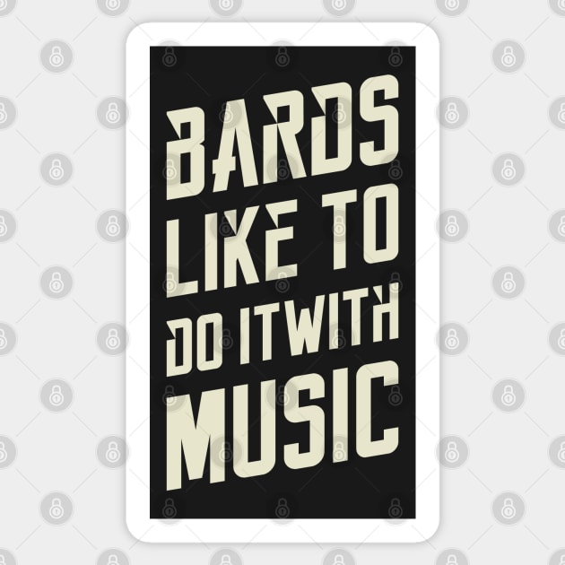 Bards Music Tabletop RPG Gaming Sticker by pixeptional